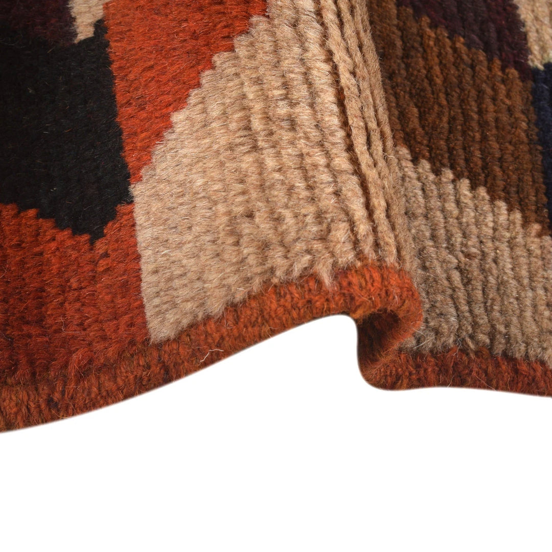 Afghan Baluchi Rug 3' 9" x 5' 11" Hand-Knotted | No. AL27160