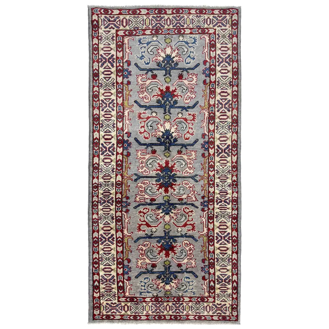 Multi Color Kazak Runner Rug 2' 7" x 6' 5" - No. AL27177