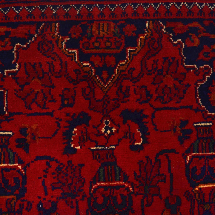 Afghan Khal Mohammadi Rug 3' 5" x 4' 11" Hand-Knotted | No. AL27284