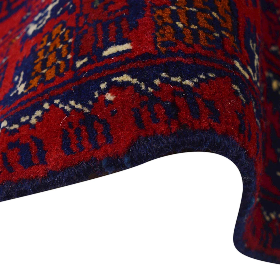 Afghan Khal Mohammadi Rug 3' 5" x 4' 11" Hand-Knotted | No. AL27284