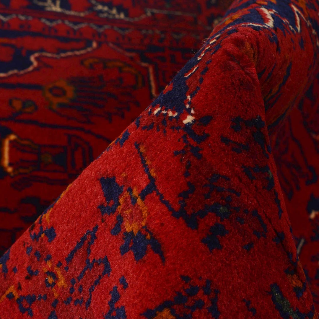Afghan Khal Mohammadi Rug 3' 5" x 4' 11" Hand-Knotted | No. AL27284