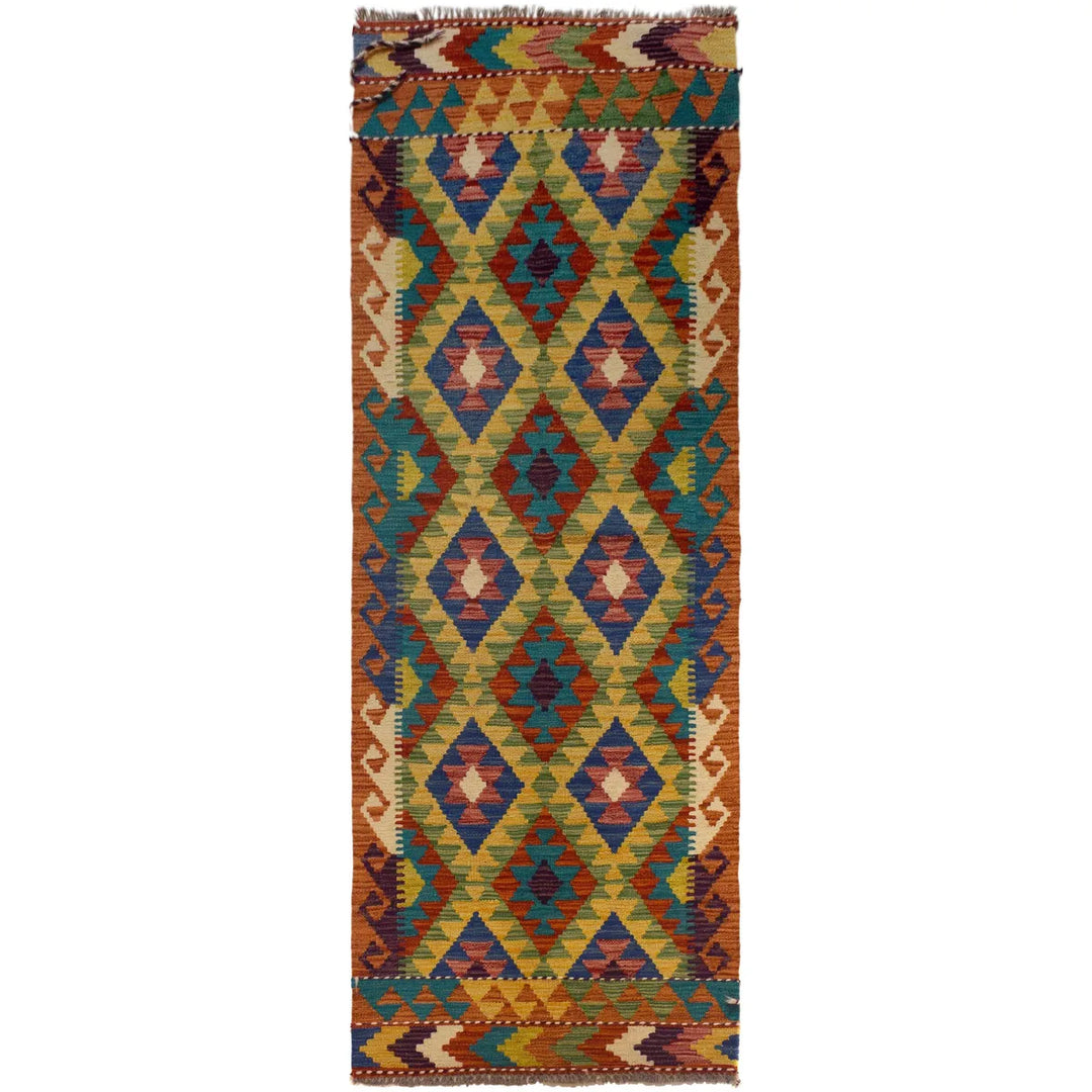 Short Chobi Kilim Runner 2' 4"x 6' 8" - No. AL27314