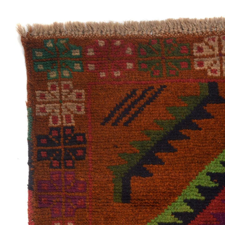 Tan Afghan Kohistani Rug 5' 9" x 7' 10" Hand-Knotted | No. AL27726
