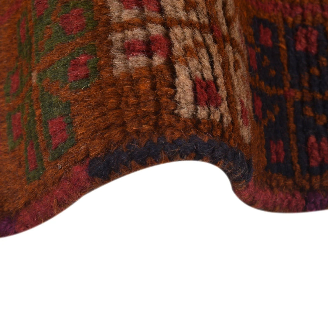 Tan Afghan Kohistani Rug 5' 9" x 7' 10" Hand-Knotted | No. AL27726