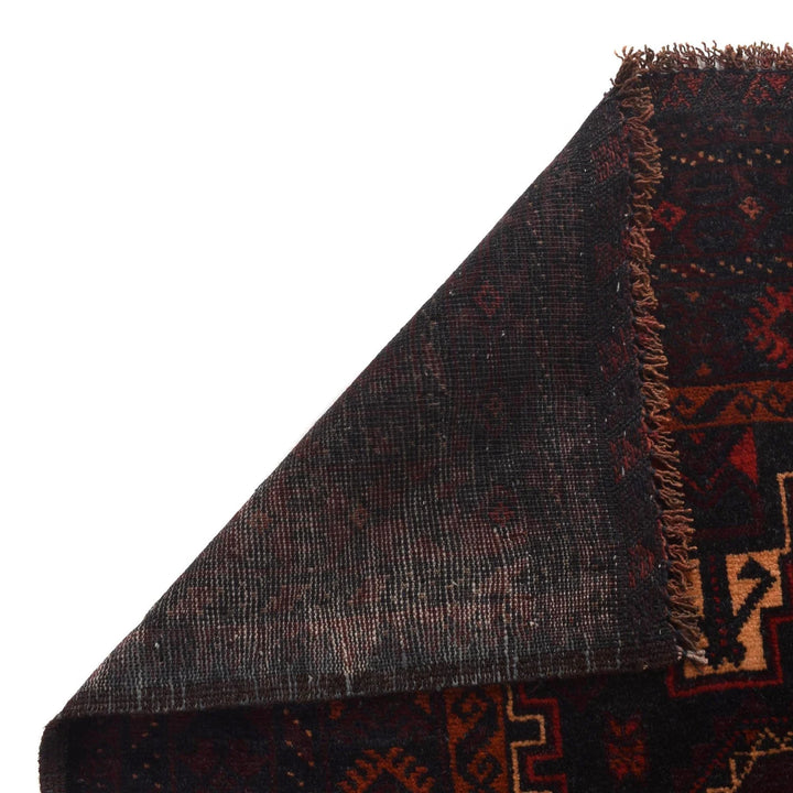 Afghan Baluchi Rug 4' 0" x 6' 3" Hand-Knotted | No. AL27809