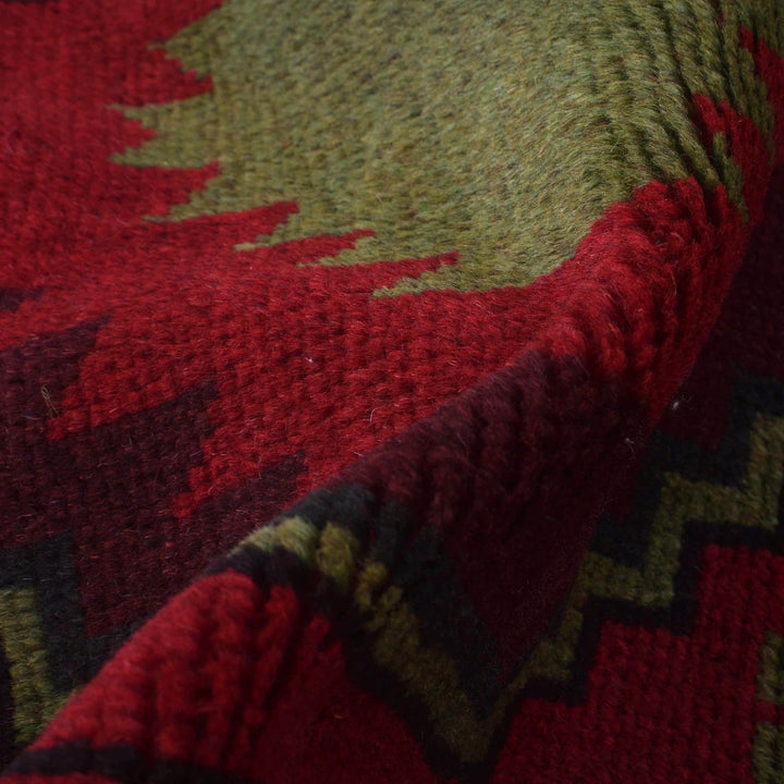 Afghan Baluchi Rug 4' 2" x 6' 8" Hand-Knotted | No. AL27819