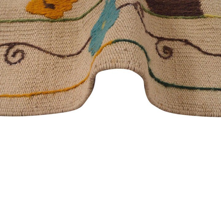 Afghan Kilim Rug 5' 5" x 7' 8" Flat-Weave | No. AL28687