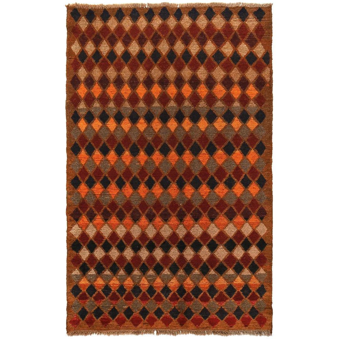 Tribal Baloch Rug 3' 10" x 6' 2" - No. AL28803