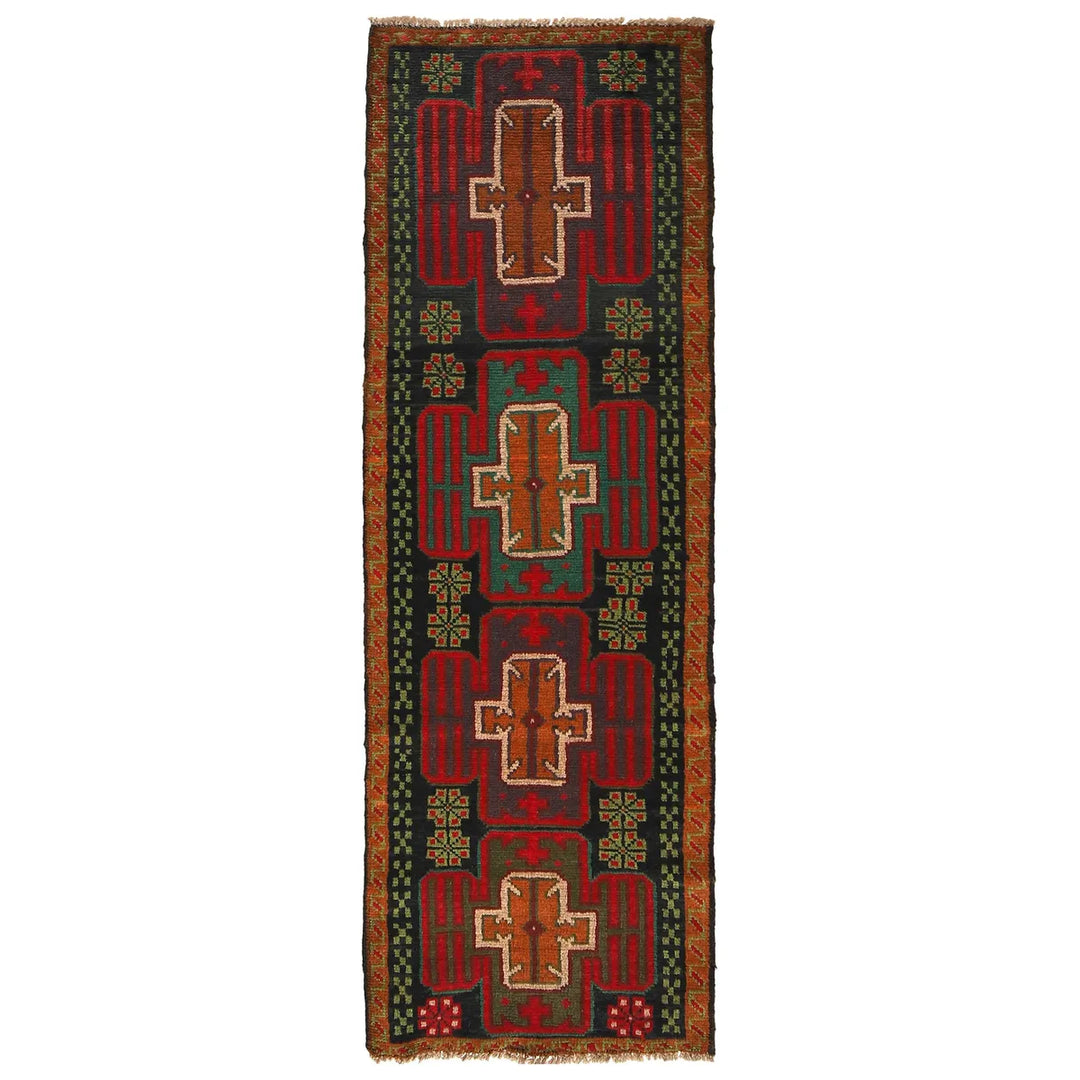 Traditional Handwoven Baluch Runner 2' 1" x 6' 7" - No. AL28847