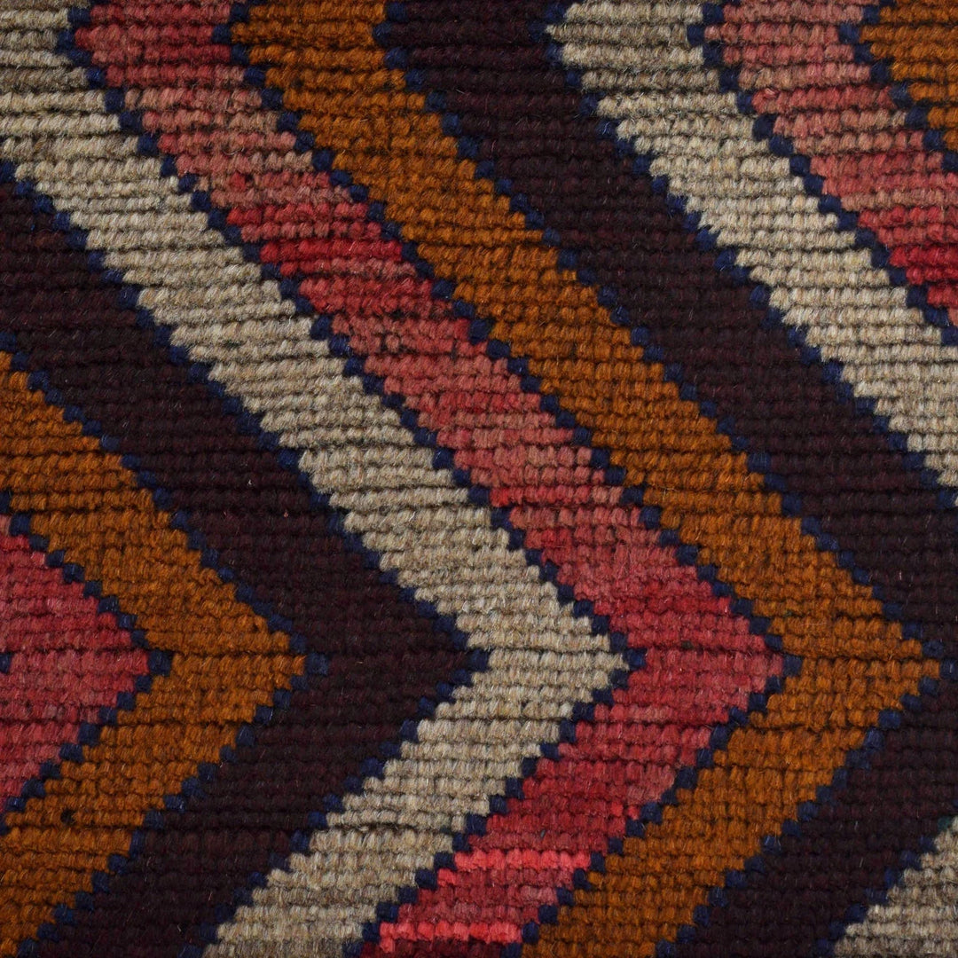 Afghan Baluchi Rug 2' 9" x 4' 6" Hand-Knotted | No. AL28847