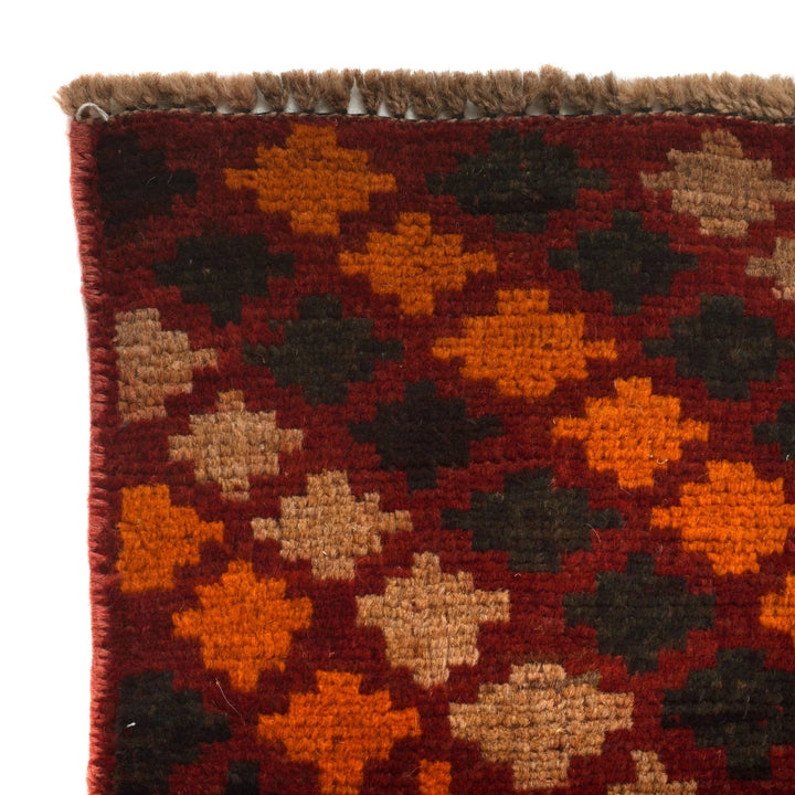 Afghan Baluchi Rug 3' 4" x 5' 10" Hand-Knotted | No. AL29049