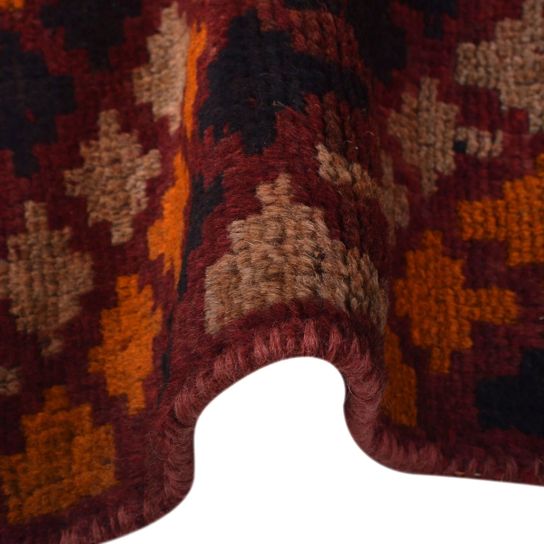 Afghan Baluchi Rug 3' 4" x 5' 10" Hand-Knotted | No. AL29049