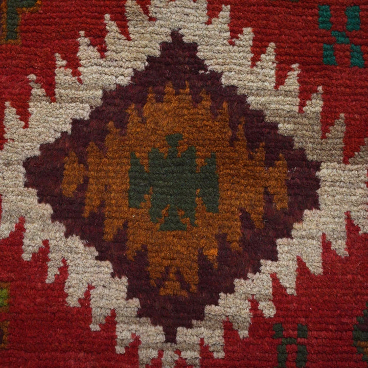 Afghan Baluchi Rug 2' 6" x 9' 4" Hand-Knotted | No. AL29064