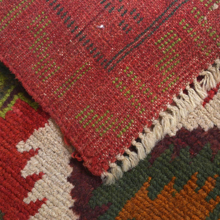 Afghan Baluchi Rug 2' 6" x 9' 4" Hand-Knotted | No. AL29064