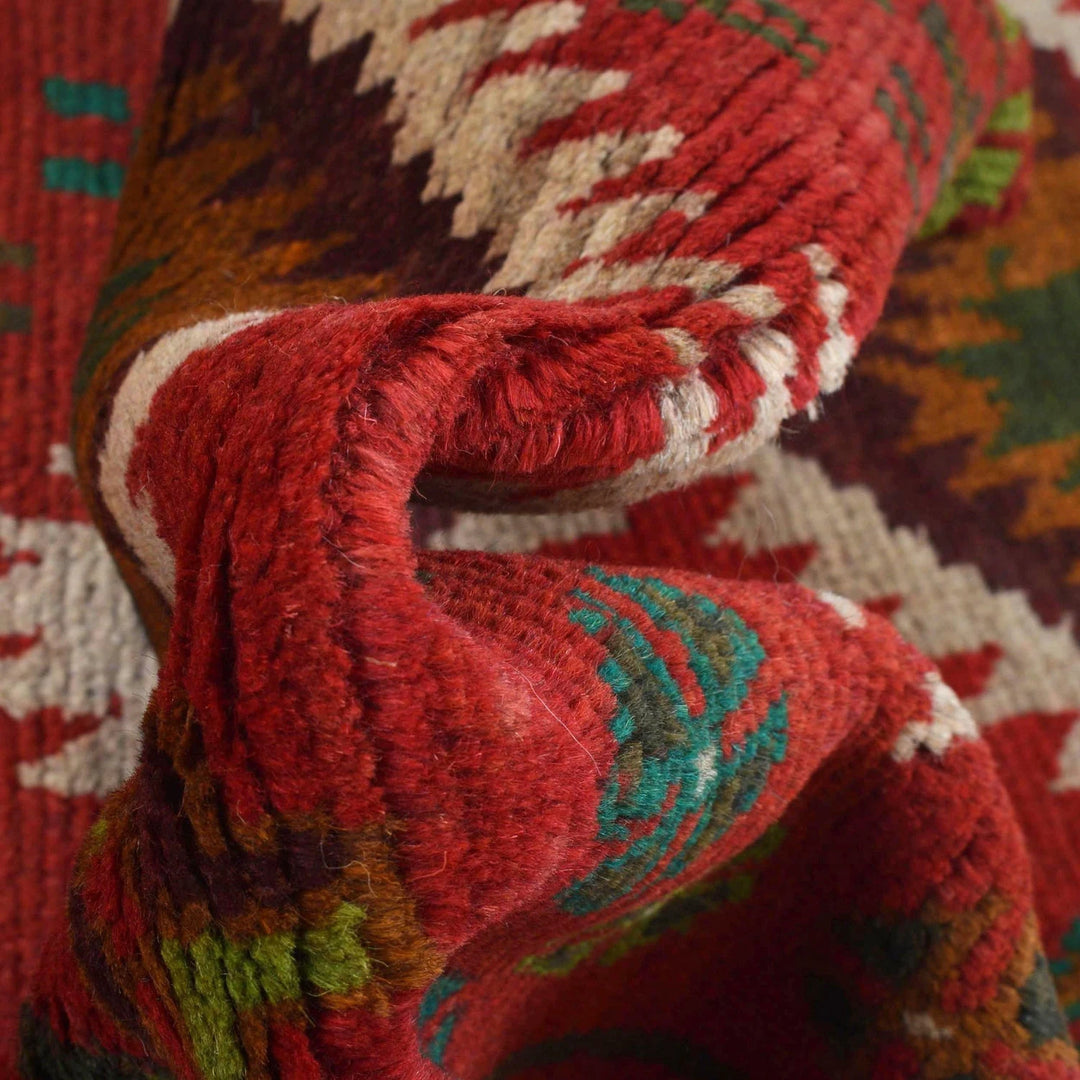 Afghan Baluchi Rug 2' 6" x 9' 4" Hand-Knotted | No. AL29064