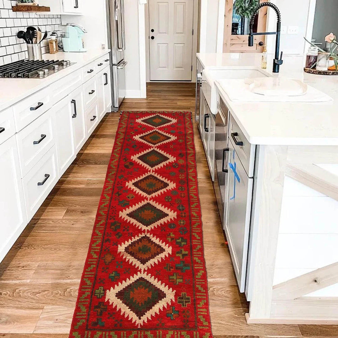 Afghan Baluchi Rug 2' 6" x 9' 4" Hand-Knotted | No. AL29064