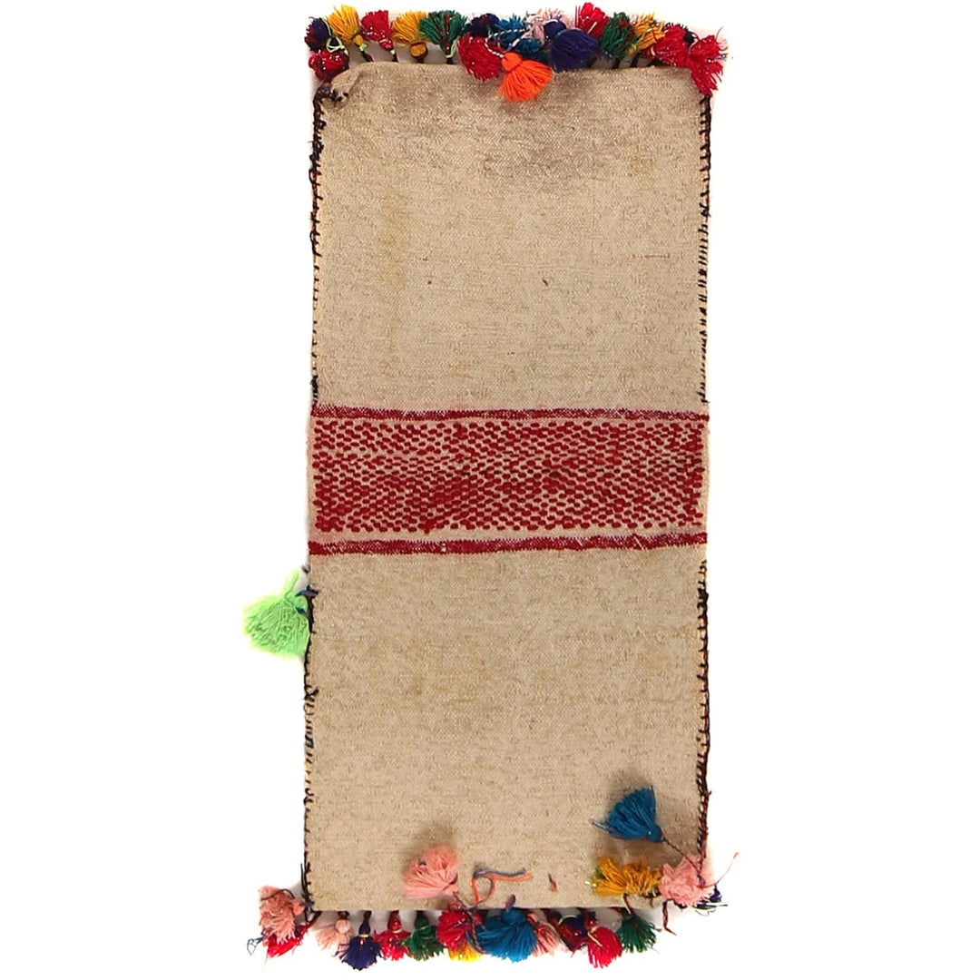 Afghan Belouch Saddle Bag 1' 1" x 2' 4" Hand-Knotted | No. AL29087