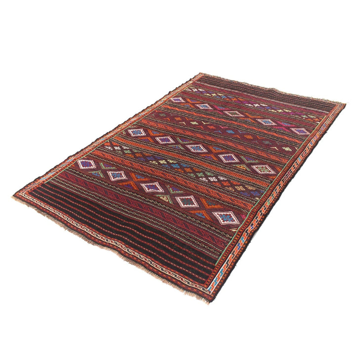 Afghan Laghari Kilim Rug 4' 4" x 6' 6" Flat-Weave | No. AL29119