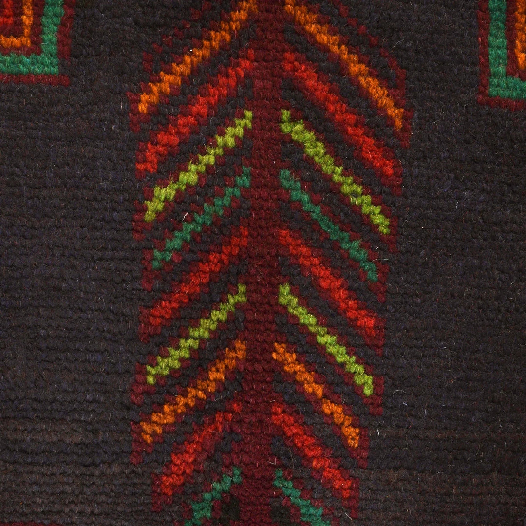 Afghan Baluchi Rug 4' 3" x 6' 0" Hand-Knotted | No. AL29264