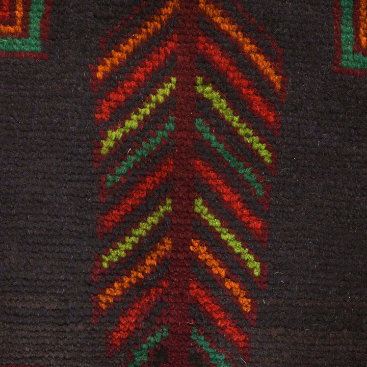 Afghan Baluchi Rug 4' 3" x 6' 0" Hand-Knotted | No. AL29264