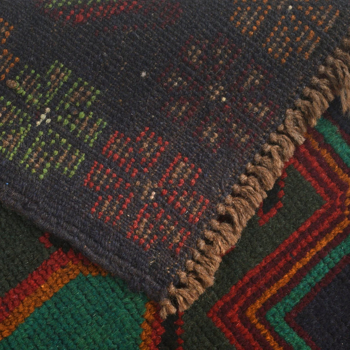 Afghan Baluchi Rug 4' 3" x 6' 0" Hand-Knotted | No. AL29264