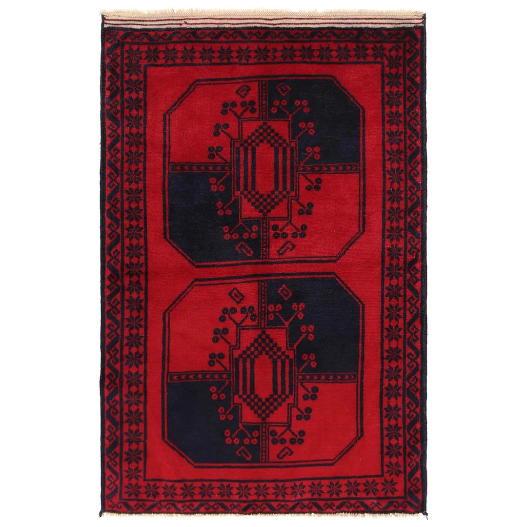 Red Color Baluchi Rug 2' 10" x 4' 4" - No. AL29296