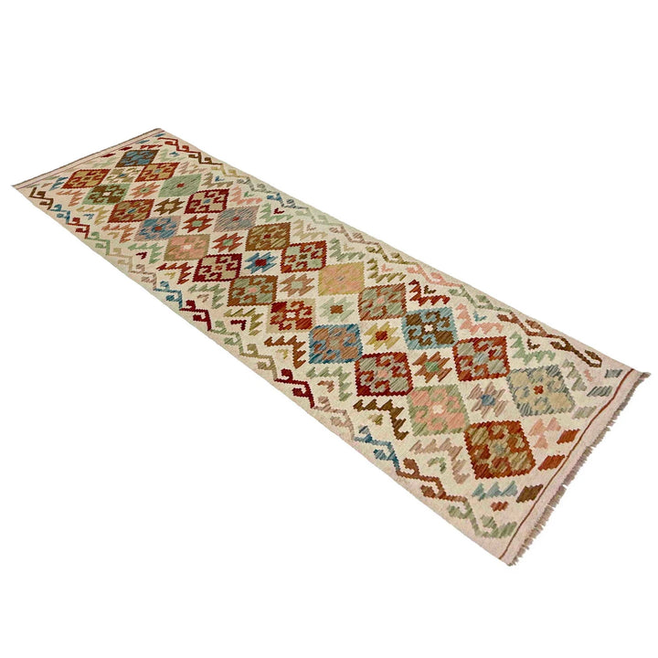 Afghan Kilim Rug 2' 10" x 9' 5" Flat-Weave | No. AL29327