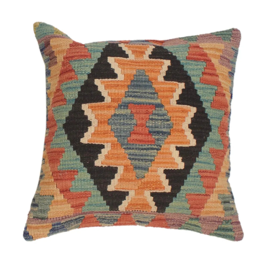 Afghan Kilim Rug 1' 7" x 1' 7" Flat-Weave | No. AL29543