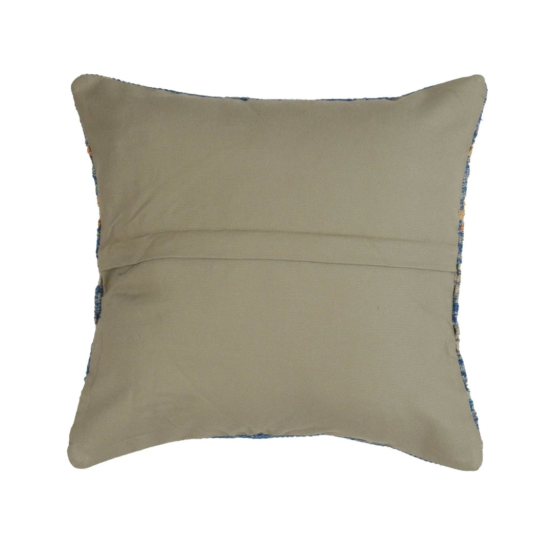Afghan Kilim Cushion 1' 5" x 1' 5" Flat-Weave | No. AL29615