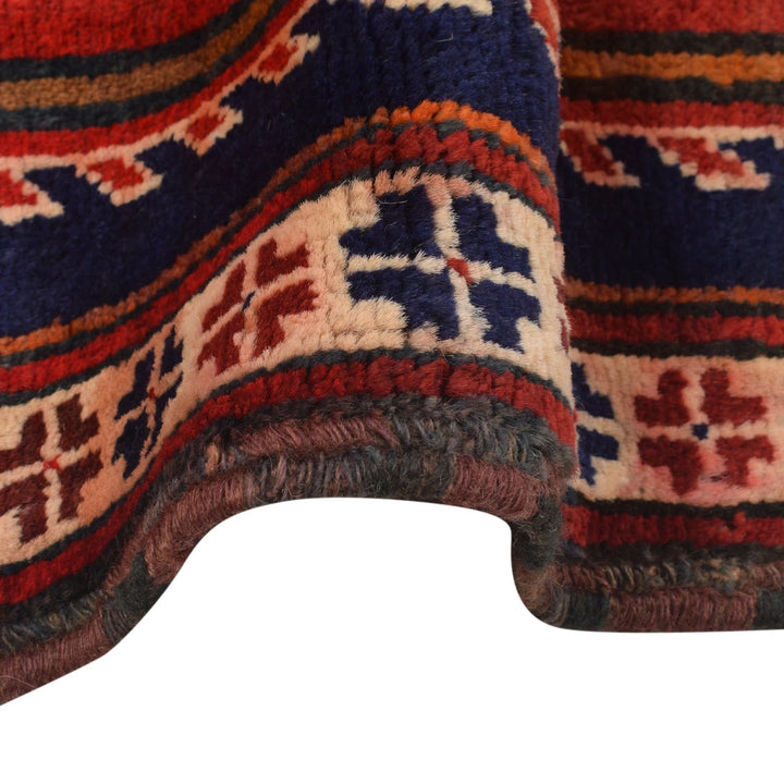 Afghan Baluchi Rug 2' 11" x 4' 3" Hand-Knotted | No. AL29770