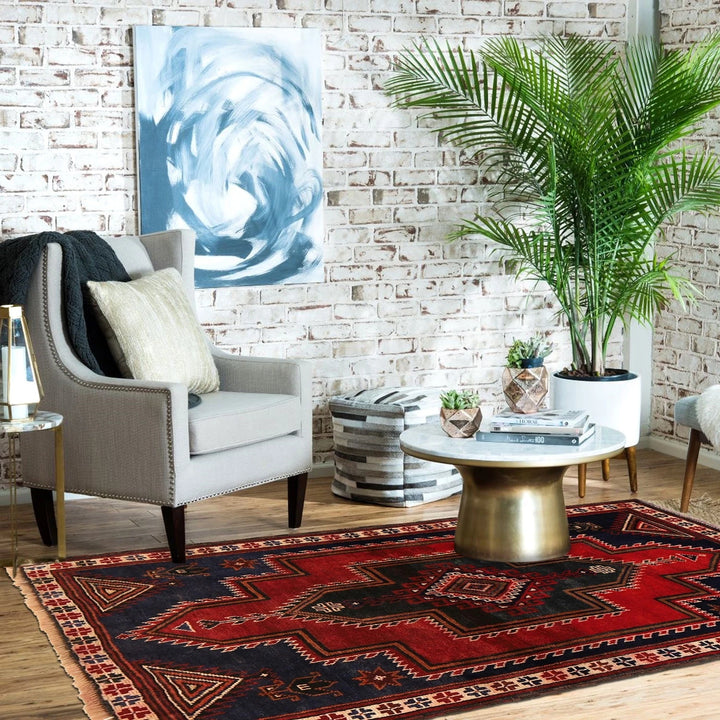 Afghan Baluchi Rug 2' 11" x 4' 3" Hand-Knotted | No. AL29770