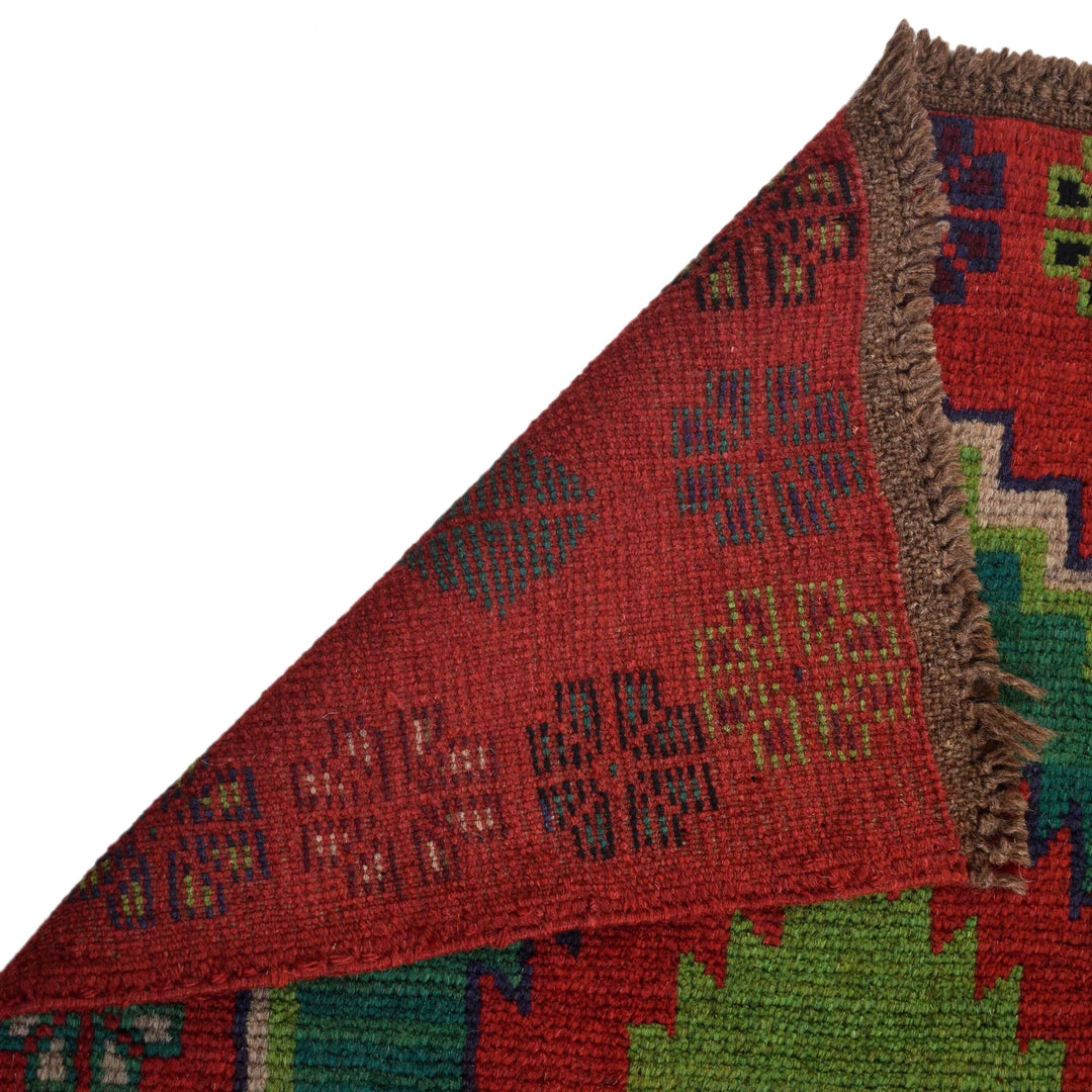 Afghan Baluchi Rug 4' 2" x 6' 3" Hand-Knotted | No. AL29862