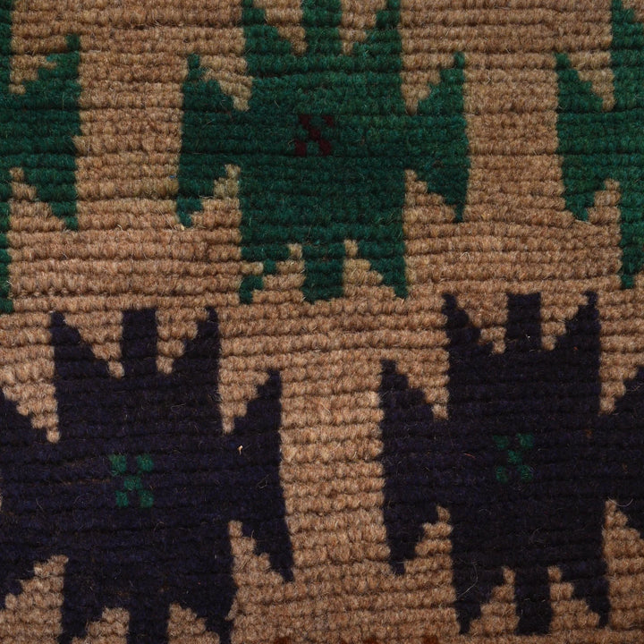 Afghan Baluchi Rug 4' 2" x 6' 1" Hand-Knotted | No. AL29877