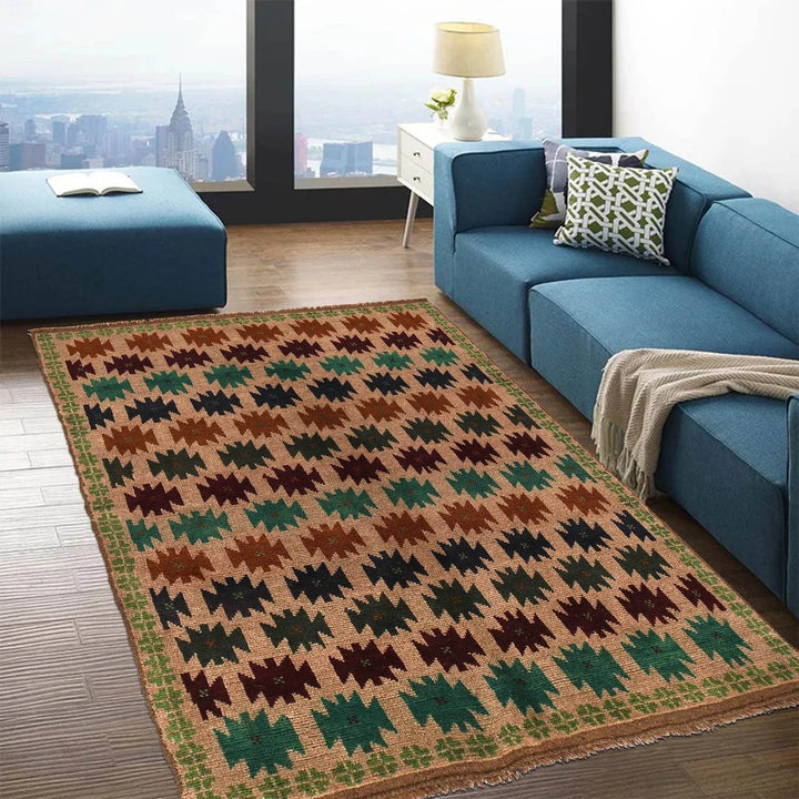 Afghan Baluchi Rug 4' 2" x 6' 1" Hand-Knotted | No. AL29877