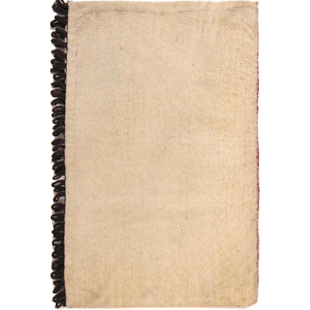 Red Afghan Balisht Rug 1' 7" x 2' 7" Hand-Knotted | No. AL29969