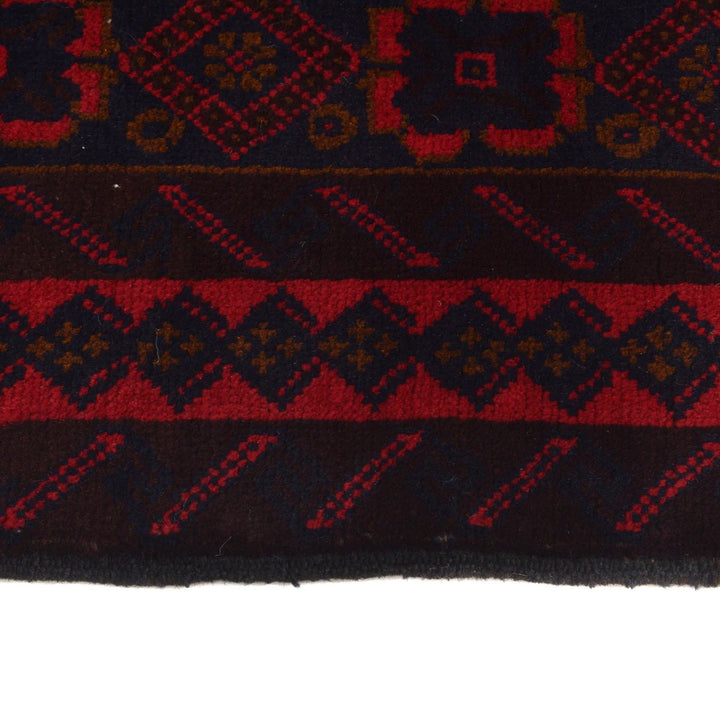 Afghan Baluchi Rug 3' 0" x 4' 5" Hand-Knotted | No. AL30385