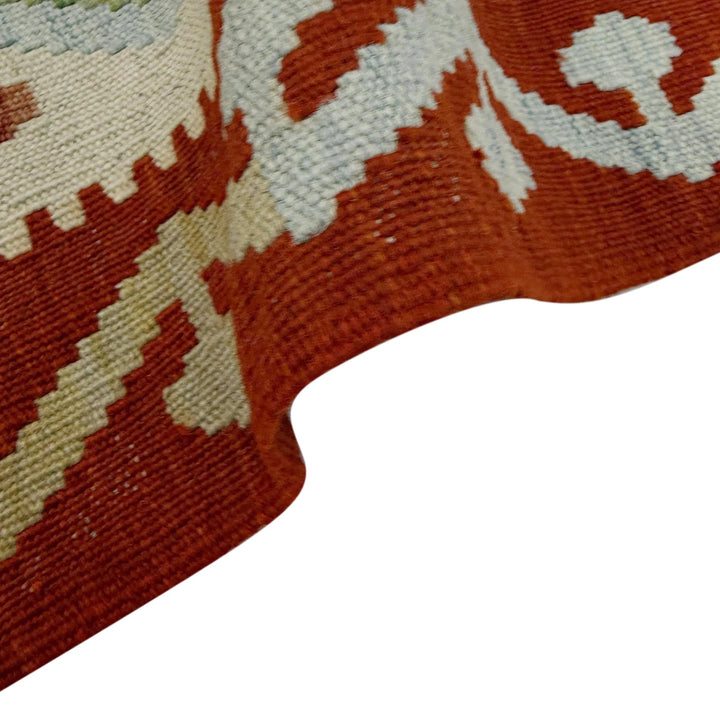 Afghan Vegetable Kilim Rug 2' 0" x 5' 8" Flat-Weave | No. AL306293