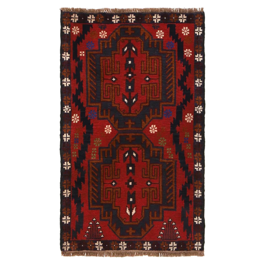 Handmade Baluchi Rug 2' 9" x 4' 8" - No. AL30665