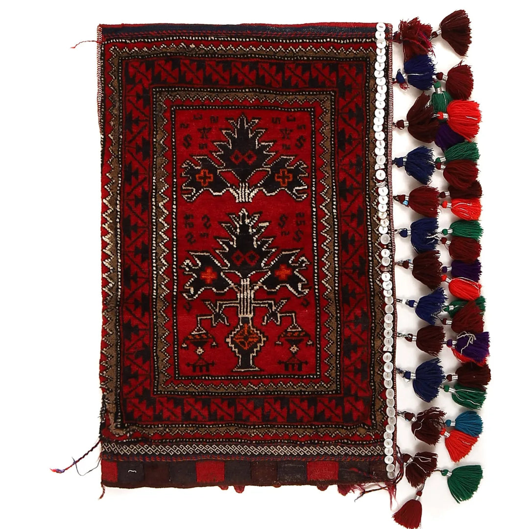 Afghan Tribal Balisht Rug 1' 11" x 2' 10" Hand-Knotted | No. AL30788