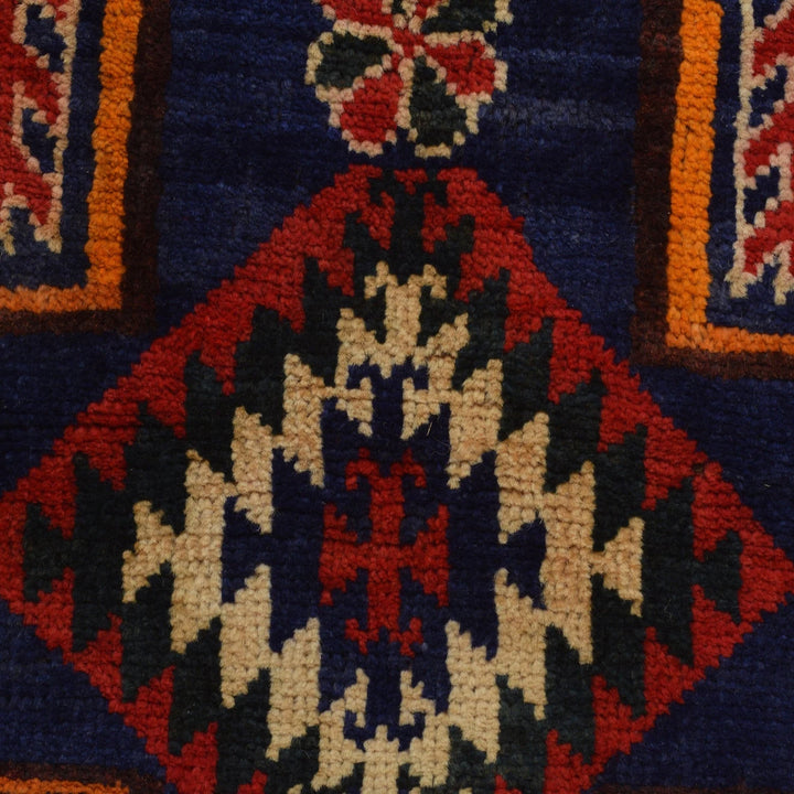 Afghan Baluchi Rug 2' 11" x 4' 6" Hand-Knotted | No. AL30941