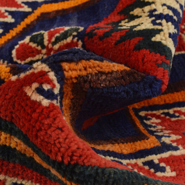 Afghan Baluchi Rug 2' 11" x 4' 6" Hand-Knotted | No. AL30941