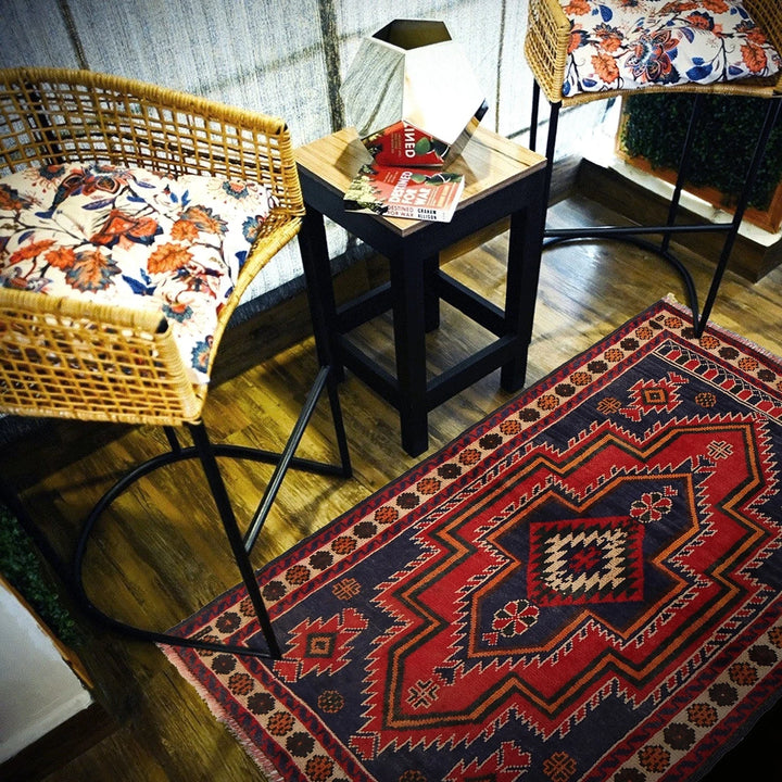 Afghan Baluchi Rug 2' 11" x 4' 6" Hand-Knotted | No. AL30941