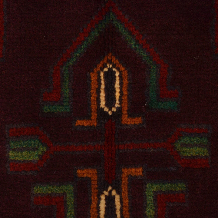 Afghan Baluchi Rug 3' 8" x 6' 3" Hand-Knotted | No. AL31251