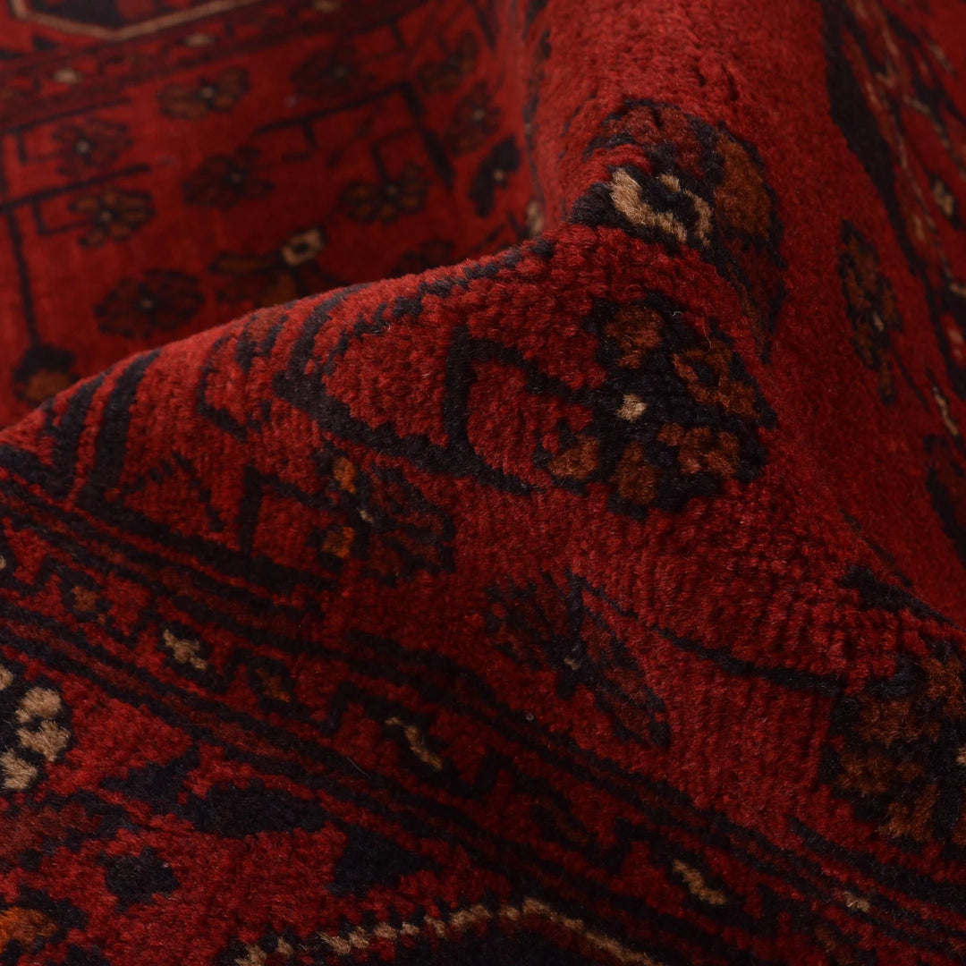 Afghan Khal Mohammadi Rug 3' 5" x 4' 8" Hand-Knotted | No. AL31469