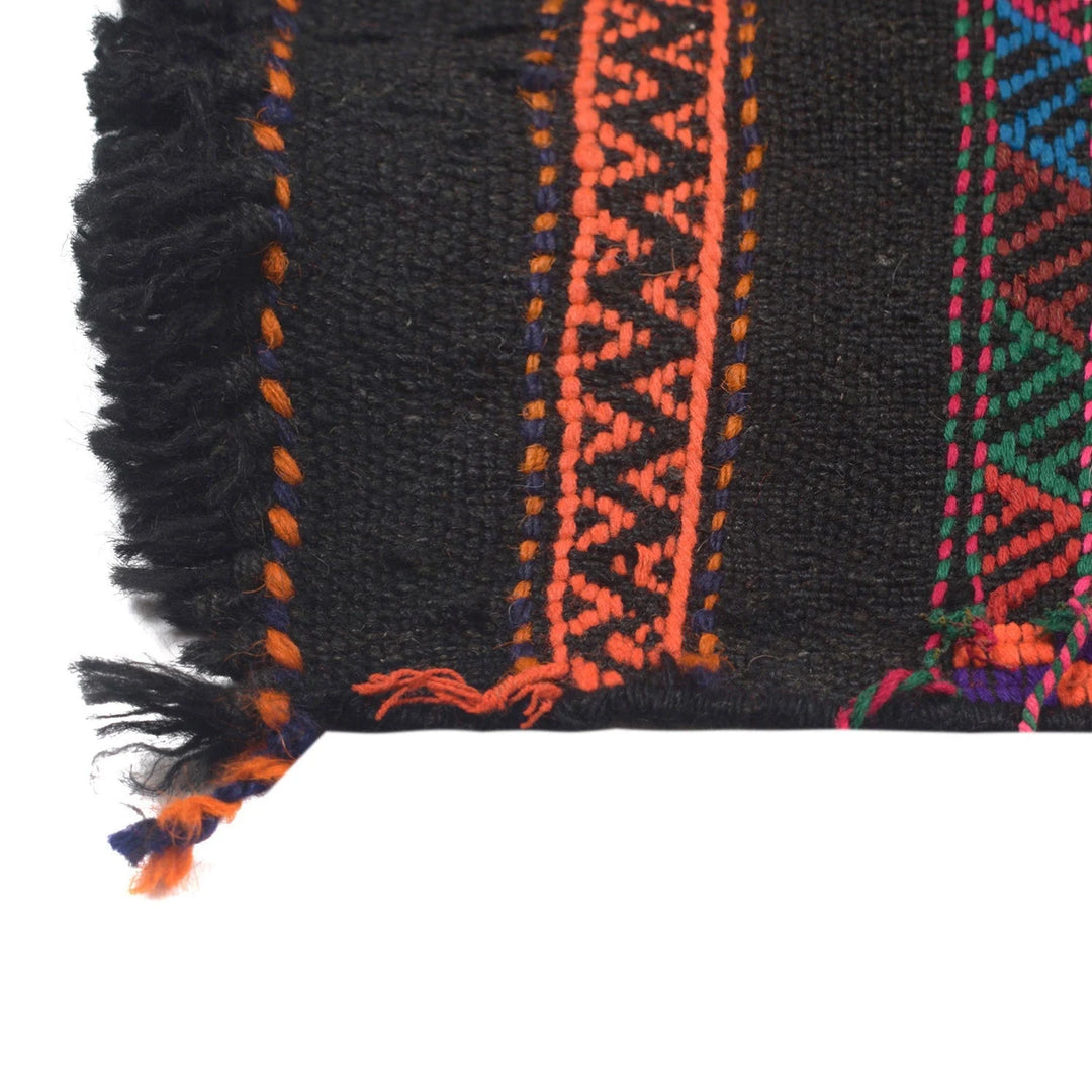 Afghan Kilim Rug 2' 8" x 10' 11" Flat-Weave | No. AL32202