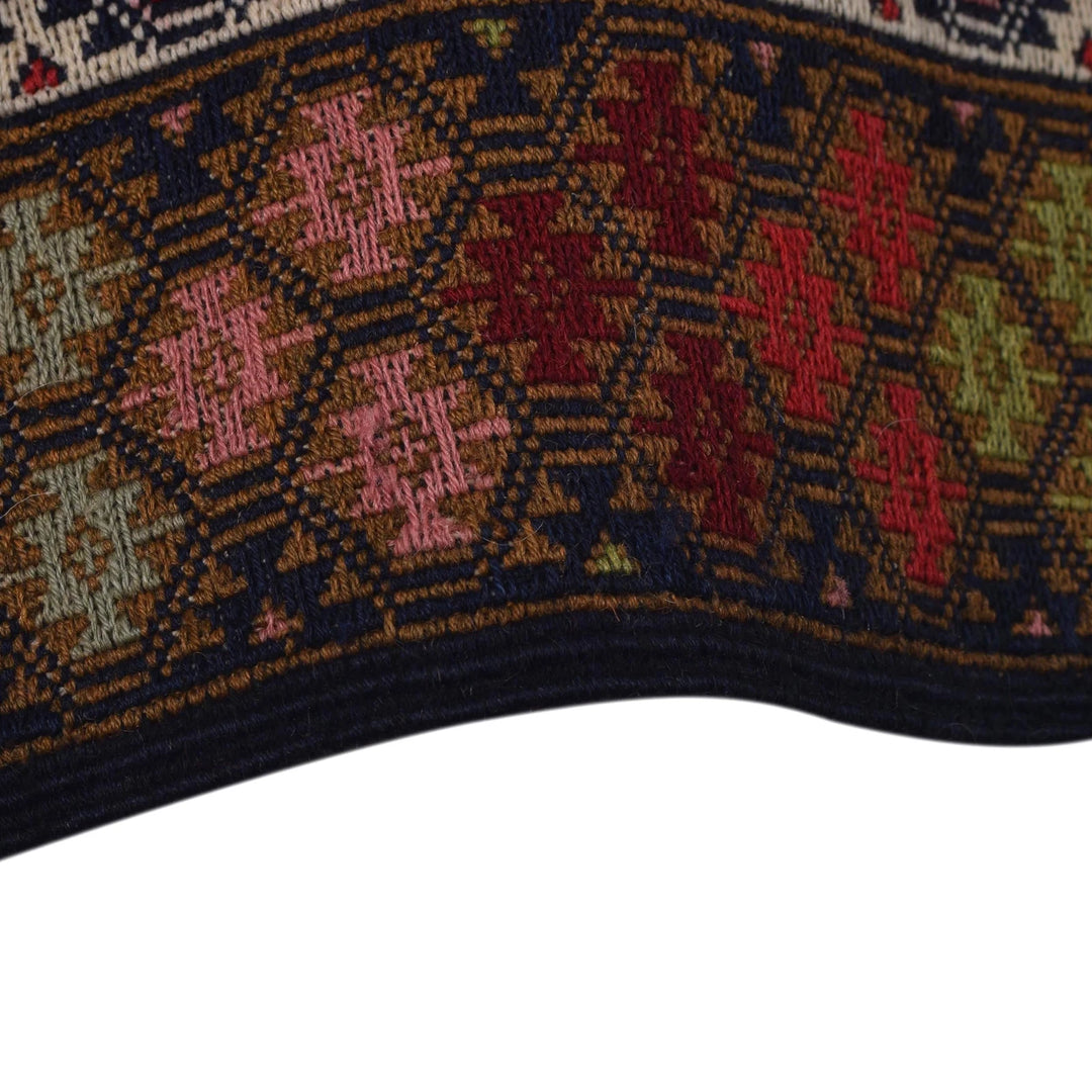 Afghan Kilim Rug 3' 9" x 5' 5" Hand-Knotted | No. AL32279