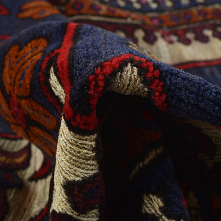 Beige Afghan Barjista Kilim Rug 4' 7" x 6' 2" Flat-Weave | No. AL32495