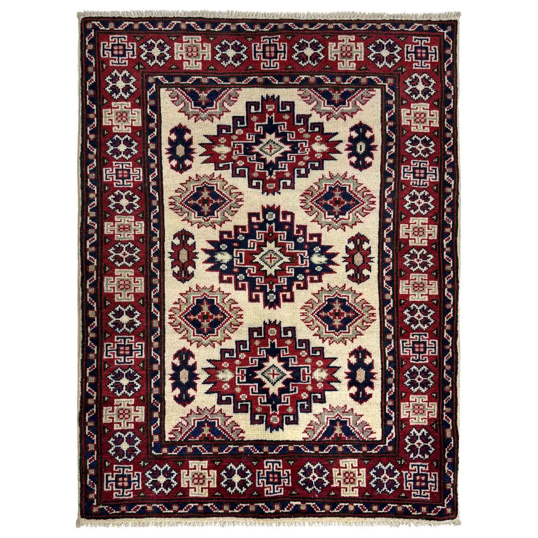 Hand knotted Kazak Rugs 3' 0" x 3' 10" - No. AL32672