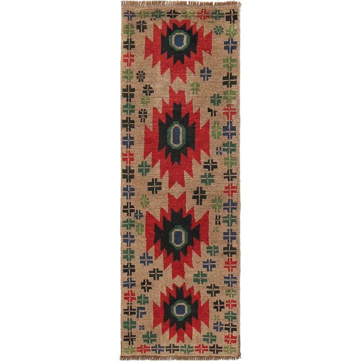 Afghan Baluchi Rug 2' 0" x 6' 5" Hand-Knotted | No. AL32676