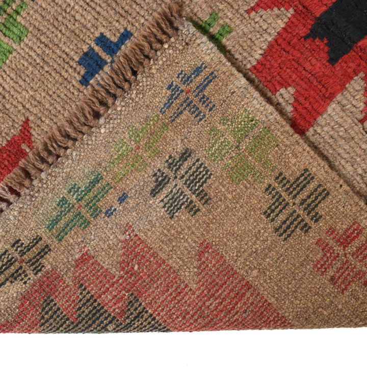 Afghan Baluchi Rug 2' 0" x 6' 5" Hand-Knotted | No. AL32676